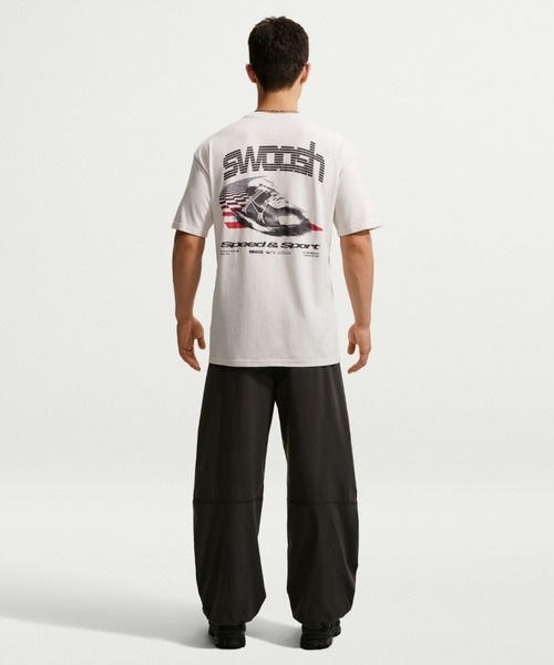 NIKE(ナイキ)の「NIKE Sportswear(ナイキ スポーツウェア)(Tシャツ/カットソー・メンズ・ベージュ系/グレー系/ネイビー系・SMALL/MEDIUM/LARGE/X-LARGE)」の4枚目の写真