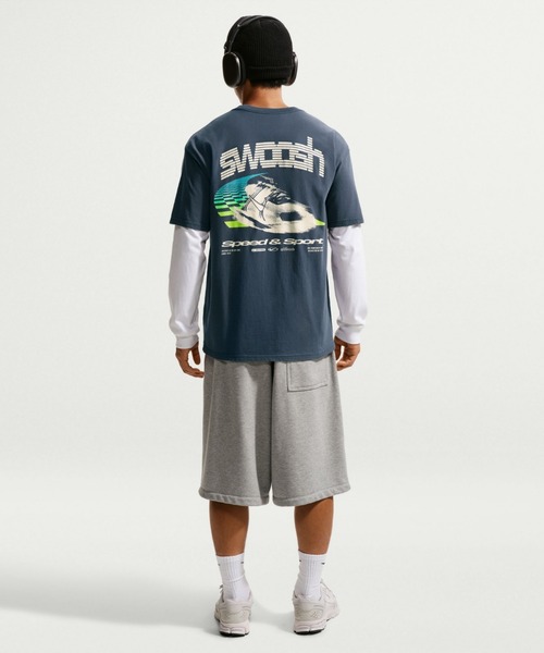 NIKE(ナイキ)の「NIKE Sportswear(ナイキ スポーツウェア)(Tシャツ/カットソー・メンズ・ベージュ系/グレー系/ネイビー系・SMALL/MEDIUM/LARGE/X-LARGE)」の12枚目の写真