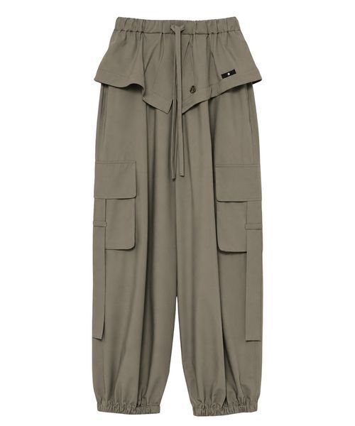 SORIN(ソリン )の「Flapped Parachute Pants / フラップパラシュートパンツ(その他パンツ・レディース・カーキ/チェック/ブラック・36/38)」の3枚目の写真