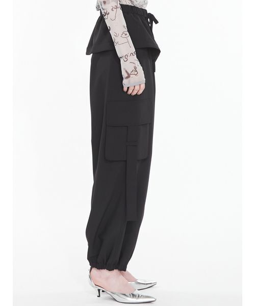 SORIN(ソリン )の「Flapped Parachute Pants / フラップパラシュートパンツ(その他パンツ・レディース・カーキ/チェック/ブラック・36/38)」の6枚目の写真
