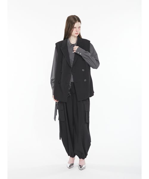 SORIN(ソリン )の「Flapped Parachute Pants / フラップパラシュートパンツ(その他パンツ・レディース・カーキ/チェック/ブラック・36/38)」の10枚目の写真