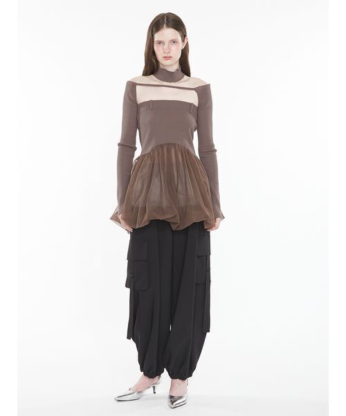 SORIN(ソリン )の「Flapped Parachute Pants / フラップパラシュートパンツ(その他パンツ・レディース・カーキ/チェック/ブラック・36/38)」の11枚目の写真