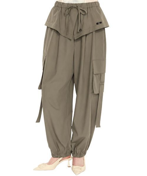 SORIN(ソリン )の「Flapped Parachute Pants / フラップパラシュートパンツ(その他パンツ・レディース・カーキ/チェック/ブラック・36/38)」の16枚目の写真