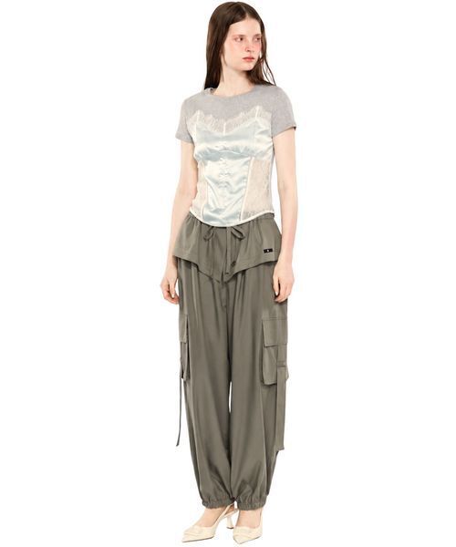 SORIN(ソリン )の「Flapped Parachute Pants / フラップパラシュートパンツ(その他パンツ・レディース・カーキ/チェック/ブラック・36/38)」の17枚目の写真