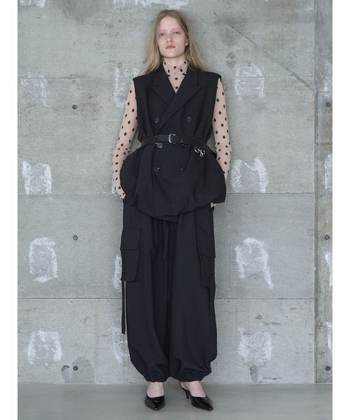SORIN(ソリン )の「Flapped Parachute Pants / フラップパラシュートパンツ(その他パンツ・レディース・カーキ/チェック/ブラック・36/38)」の22枚目の写真