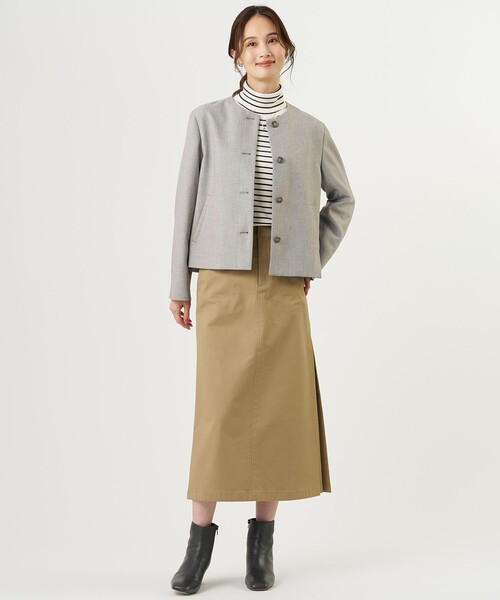 J.PRESS Ladies(J.プレス レディス)の「【人気定番アイテム・シーンレスに活躍】PRINCE タートルネック ニット(ニット/セーター・レディース・ピーコックグリーン系/ブラウン系1/ライトグレー系/ブラック系/ホワイト系1/ダークブラウン系/ベージュ系/ホワイト系・SMALL)」の9枚目の写真