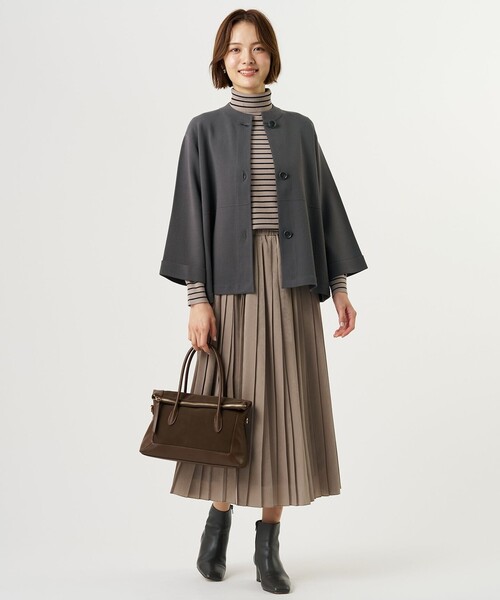 J.PRESS Ladies(J.プレス レディス)の「【人気定番アイテム・シーンレスに活躍】PRINCE タートルネック ニット(ニット/セーター・レディース・ピーコックグリーン系/ブラウン系1/ライトグレー系/ブラック系/ホワイト系1/ダークブラウン系/ベージュ系/ホワイト系・SMALL)」の11枚目の写真