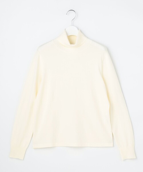 J.PRESS Ladies(J.プレス レディス)の「【人気定番アイテム・シーンレスに活躍】PRINCE タートルネック ニット(ニット/セーター・レディース・ピーコックグリーン系/ブラウン系1/ライトグレー系/ブラック系/ホワイト系1/ダークブラウン系/ベージュ系/ホワイト系・SMALL)」の13枚目の写真