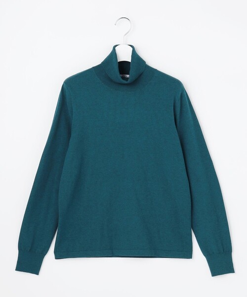 J.PRESS Ladies(J.プレス レディス)の「【人気定番アイテム・シーンレスに活躍】PRINCE タートルネック ニット(ニット/セーター・レディース・ピーコックグリーン系/ブラウン系1/ライトグレー系/ブラック系/ホワイト系1/ダークブラウン系/ベージュ系/ホワイト系・SMALL)」の16枚目の写真