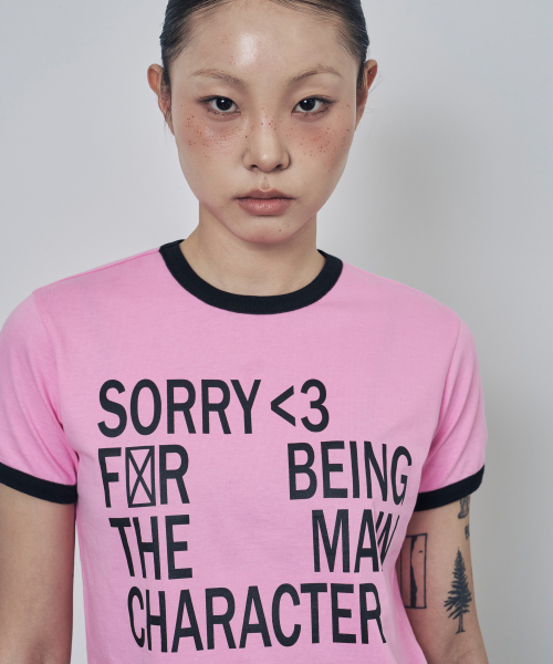 LOSERS CLUB(ルーザーズクラブ)の「スローガンリンガー半袖Tシャツピンク(Tシャツ/カットソー・メンズ・その他・1/0/2)」の4枚目の写真
