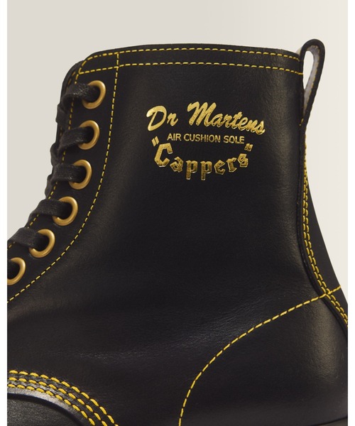 Dr. Martens(ドクターマーチン)の「Dr. Martens/ドクターマーチン MIE CAPPERS 8 ホール ブーツ 43549001(ブーツ・メンズ・ブラック・UK7/UK6/UK5/UK4/UK3/UK11/UK10/UK9/UK8)」の2枚目の写真