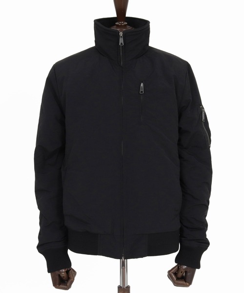 wjk reluxe(ダブルジェーケーリラックス)の「mj11773- Padded Stand Collar MA-1 中綿MA-1ジャケット(WR26W-03)(MA-1・メンズ・オリーブ/ブラック/ネイビー・L/M/S)」の10枚目の写真