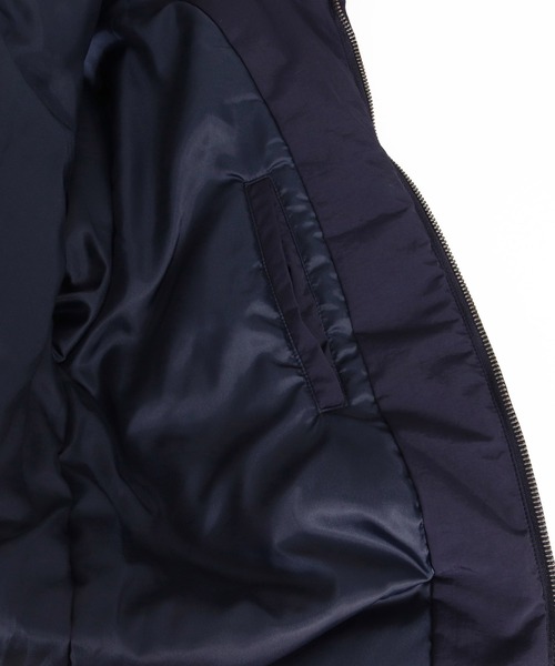 wjk reluxe(ダブルジェーケーリラックス)の「mj11773- Padded Stand Collar MA-1 中綿MA-1ジャケット(WR26W-03)(MA-1・メンズ・オリーブ/ブラック/ネイビー・L/M/S)」の20枚目の写真