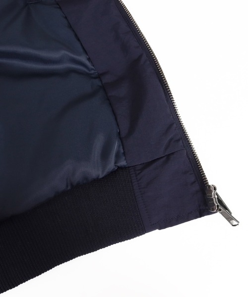 wjk reluxe(ダブルジェーケーリラックス)の「mj11773- Padded Stand Collar MA-1 中綿MA-1ジャケット(WR26W-03)(MA-1・メンズ・オリーブ/ブラック/ネイビー・L/M/S)」の21枚目の写真