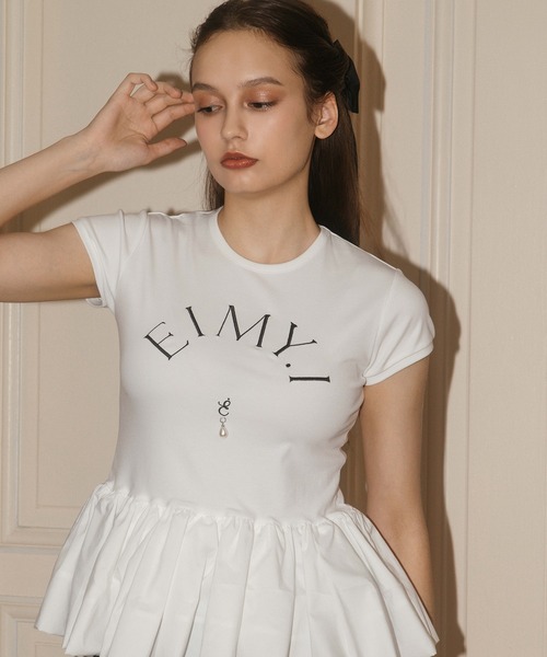 EIMY ISTOIRE(エイミーイストワール)の「EIMY BALLOON TOPS(Tシャツ/カットソー・レディース・ホワイト/グレー/ブラック・FREE)」の14枚目の写真
