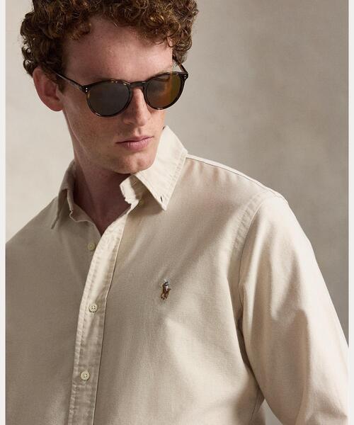 POLO RALPH LAUREN(ポロ ラルフ ローレン)の「クラシック フィット オックスフォード シャツ(シャツ/ブラウス・メンズ・ブラウン系5・M/S/XS/L)」の5枚目の写真
