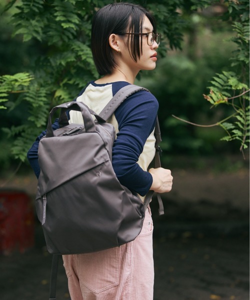 le coq sportif（ルコックスポルティフ）の「le coq sportif/ルコックスポルティフ ６Ｗ０９ リュックサック  A4サイズ 20275（バックパック/リュック・レディース・ピンク/ブラック・FREE）」の3枚目の写真