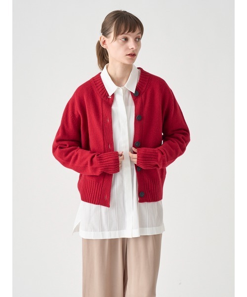 JOHN SMEDLEY（ジョンスメドレー）の「コットンシアーストライプシャツ｜FB137（シャツ/ブラウス・レディース・ホワイト・F）」の9枚目の写真