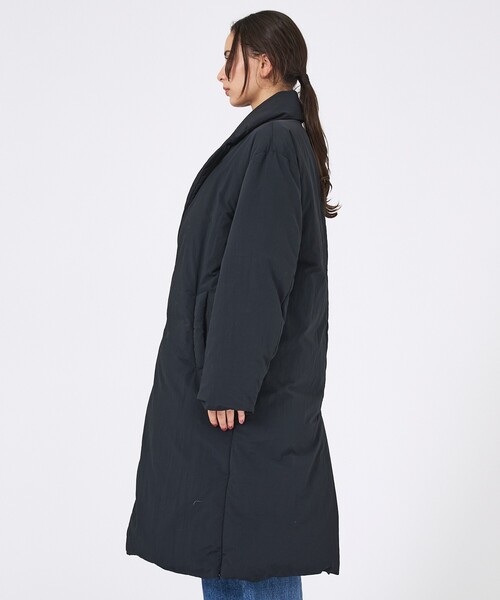 KWD(ケーダブルディー)の「【KWD/ケーダブルディー】ダウンコート/DOWN COAT/アウター/ロング丈(ダウンジャケット/コート・レディース・ベージュ/ブラック・フリー)」の8枚目の写真