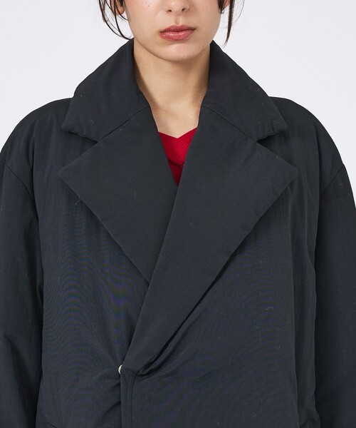 KWD(ケーダブルディー)の「【KWD/ケーダブルディー】ダウンコート/DOWN COAT/アウター/ロング丈(ダウンジャケット/コート・レディース・ベージュ/ブラック・フリー)」の10枚目の写真