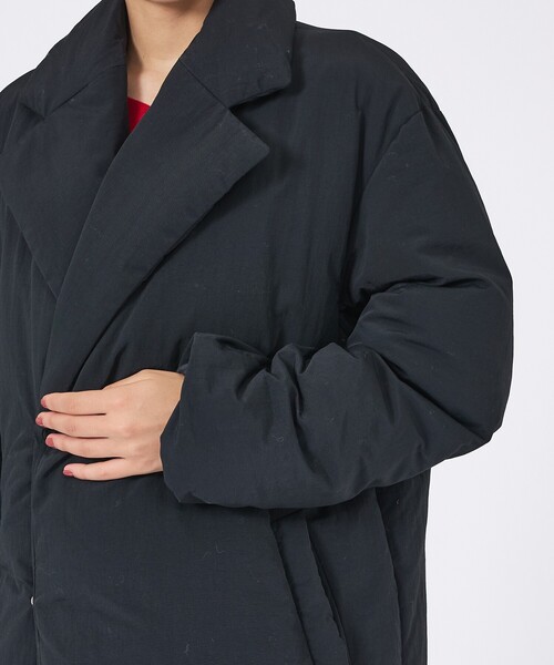 KWD(ケーダブルディー)の「【KWD/ケーダブルディー】ダウンコート/DOWN COAT/アウター/ロング丈(ダウンジャケット/コート・レディース・ベージュ/ブラック・フリー)」の11枚目の写真