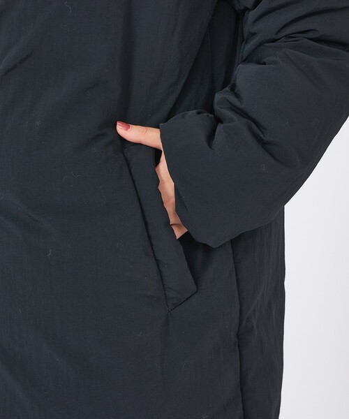 KWD(ケーダブルディー)の「【KWD/ケーダブルディー】ダウンコート/DOWN COAT/アウター/ロング丈(ダウンジャケット/コート・レディース・ベージュ/ブラック・フリー)」の12枚目の写真