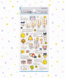 nini toys（ニニトイズ）の「【nini toys】≪たまごっち≫大人の図鑑シール/たまごっちのプチプチおみせっち編（ステッカー/テープ）」