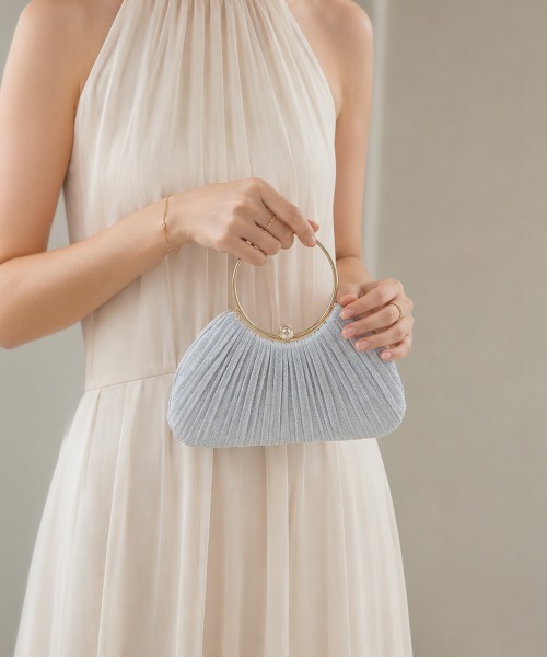 Miniministore(ミニミニストア)の「パーティバッグ 結婚式 クラッチバッグ(クラッチバッグ・レディース・ブラック/シルバー/ゴールド/スモークピンク・FREE)」の3枚目の写真