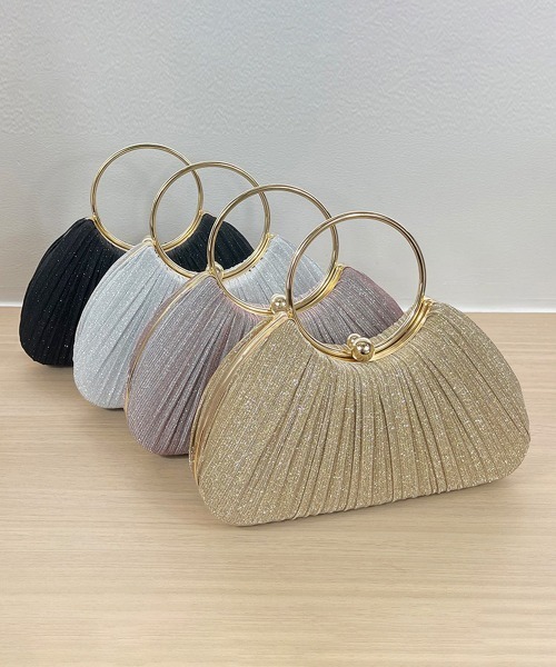 Miniministore(ミニミニストア)の「パーティバッグ 結婚式 クラッチバッグ(クラッチバッグ・レディース・ブラック/シルバー/ゴールド/スモークピンク・FREE)」の12枚目の写真