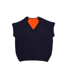 MSGM（エムエスジーエム）の「リブトリム Vネックニットベスト（ニット/セーター）」