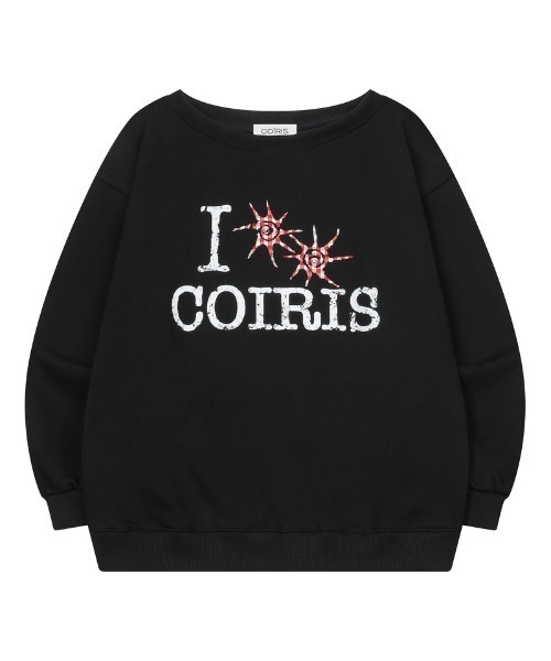 COIRIS(コイリス)の「◇COIRIS◇ブランド直輸入正規品/ヴィンテージチェック ロゴ入り ワンショルダー スウェットシャツ Slouchy Vintage Check Logo One-Shoulder Sweatshirt(スウェット・レディース・グレー/ブラック・FREE)」の3枚目の写真