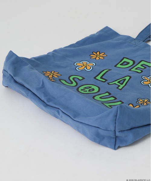 BAYFLOW（ベイフロー）の「【De La Soul】デイジーキャンバストートBAG [一部店舗・WEB限定]（トートバッグ・レディース・チャコールグレー/オフホワイト・FREE）」の10枚目の写真