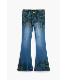 Desigual | M.C. Lacroix leaf print flare denim / エムシーラクロワリーフプリントフレアデニム(デニムパンツ)