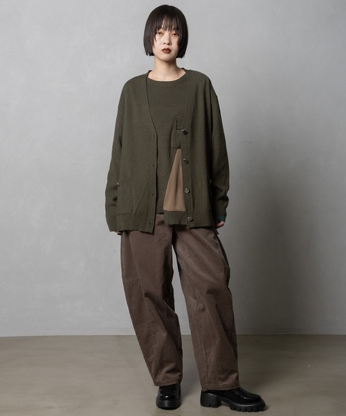 MARECHAL TERRE(マルシャルテル)の「コーデュロイパンツ(その他パンツ・レディース・ブラック/ブラウン/グレー/アイボリー・MEDIUM)」の18枚目の写真