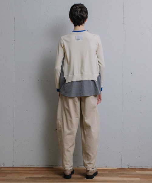 MARECHAL TERRE(マルシャルテル)の「コーデュロイパンツ(その他パンツ・レディース・ブラック/ブラウン/グレー/アイボリー・MEDIUM)」の6枚目の写真