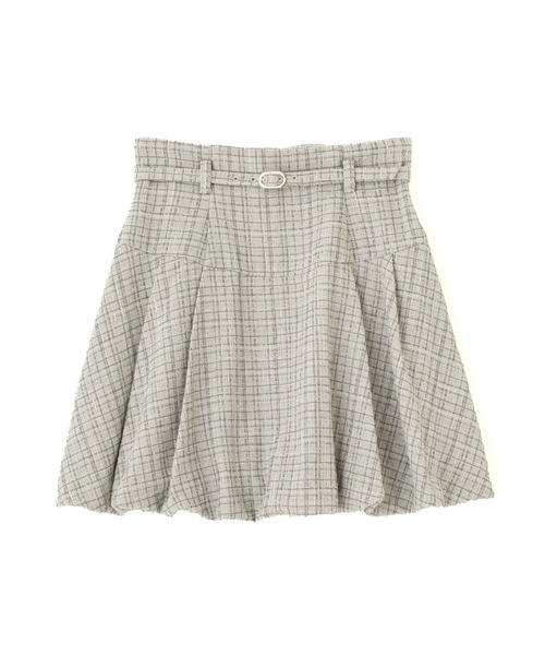 JILL by JILL STUART(ジルバイジルスチュアート)の「<セットアップ対応>ツイードバルーンミニスカート(スカート・レディース・グレー/ホワイト/ブラック・SMALL/MEDIUM)」の15枚目の写真