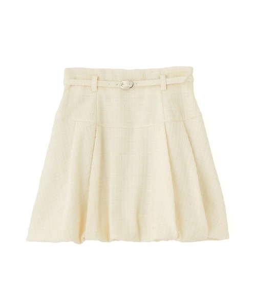 JILL by JILL STUART(ジルバイジルスチュアート)の「<セットアップ対応>ツイードバルーンミニスカート(スカート・レディース・グレー/ホワイト/ブラック・SMALL/MEDIUM)」の17枚目の写真