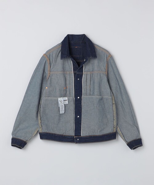 SHIPS(シップス)の「Levis: TYPE 1 TRUCKER NEW SELVE(ブルゾン・メンズ・ロイヤルブルー・MEDIUM/SMALL)」の3枚目の写真