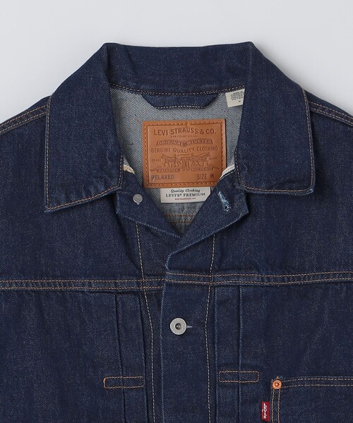 SHIPS(シップス)の「Levis: TYPE 1 TRUCKER NEW SELVE(ブルゾン・メンズ・ロイヤルブルー・MEDIUM/SMALL)」の5枚目の写真