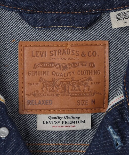 SHIPS(シップス)の「Levis: TYPE 1 TRUCKER NEW SELVE(ブルゾン・メンズ・ロイヤルブルー・MEDIUM/SMALL)」の10枚目の写真