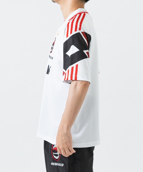 LOTTO(ロット)の「LOTTO BUENA VISTA SHORT-SLEEVE GAME SHIRTS(Tシャツ/カットソー・メンズ・ブラック/ホワイト・MEDIUM/LARGE/X-LARGE)」の9枚目の写真