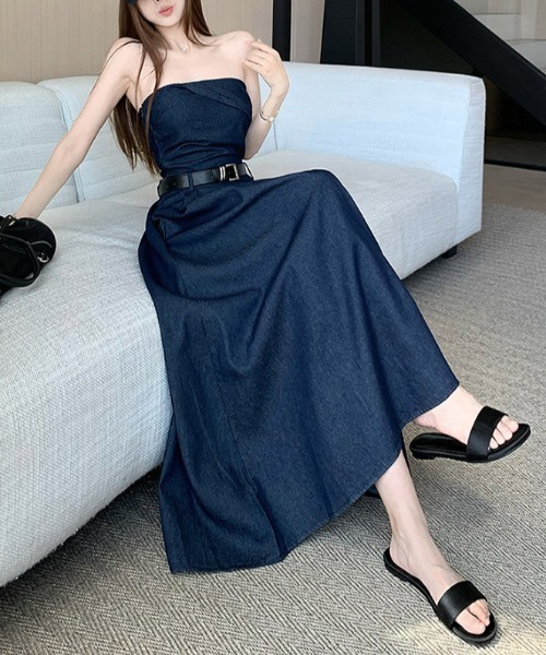 FAVORITO(ファヴォリート)の「ベアワンピース(ワンピース・レディース・ブラック/ブルー・S/L/M)」の9枚目の写真