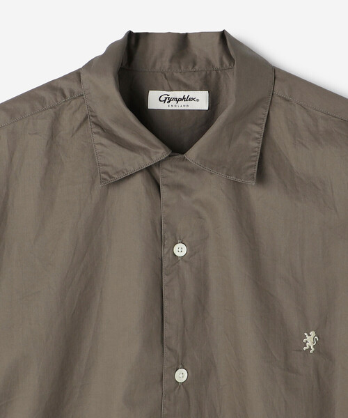 GYMPHLEX(ジムフレックス)の「Gymphlex | コットンツイル 長袖オープンカラーシャツ MEN(シャツ/ブラウス・メンズ・ネイビー/ブラウン系その他2・M/L)」の7枚目の写真