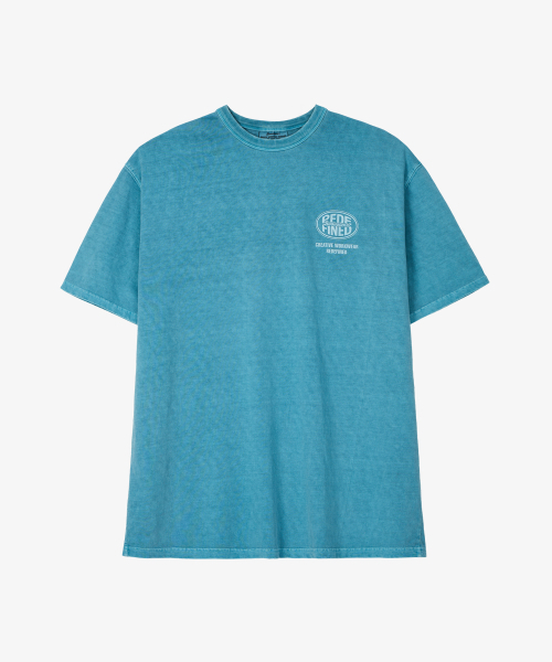 BOOVOOM（ブーブーム）の「[ビッグサイズ]ヴィンテージグレインリディファインドTシャツ（Tシャツ/カットソー・メンズ・ブルー/グレー×ピンク/チャコール・XL/XXL/XXXL）」の17枚目の写真