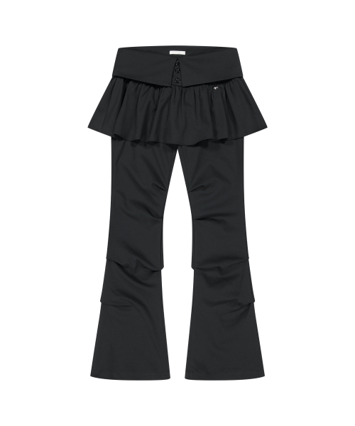 ILLIGO(イリゴ)の「ボタンフォールディングスカートパンツ ブラック(その他パンツ・レディース・その他・MEDIUM/SMALL)」の5枚目の写真
