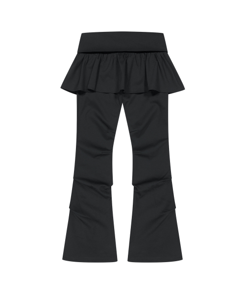 ILLIGO(イリゴ)の「ボタンフォールディングスカートパンツ ブラック(その他パンツ・レディース・その他・MEDIUM/SMALL)」の4枚目の写真
