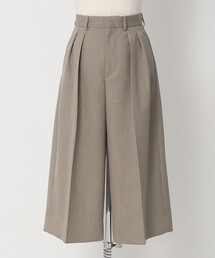 <LOEFF>ポリエステルラチネ ガウチョパンツ