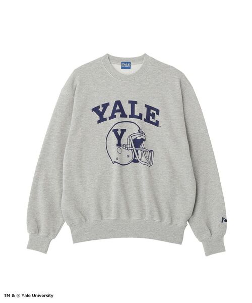 CRAFT STANDARD BOUTIQUE(クラフトスタンダードブティック)の「Yale University スウェットプルオーバー(スウェット・メンズ・杢グレー/ネイビー・M/L)」の4枚目の写真