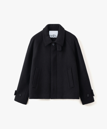 ウール バルマカン ショートコート ブラック COOSCT026BLACK