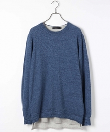 RAGEBLUE | 12ゲージインディゴルックニット/717013(ニット/セーター)